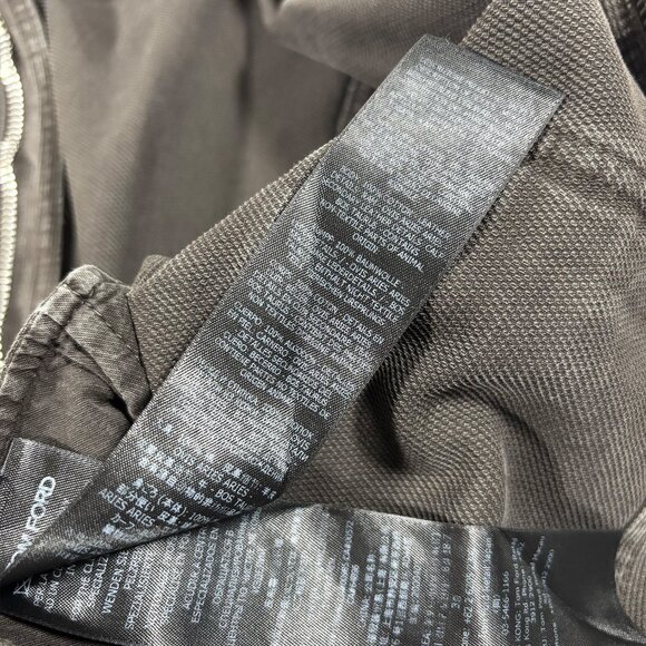 TOM FORD Bedford Shearling Trucker Jacket Brown Size M - Picture 14 of 16